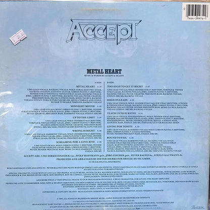 ACCEPT - METAL HEART LP (DE EPOCA)