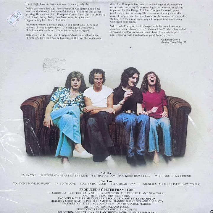 PETER FRAMPTON - I´M IN YOU LP (DE EPOCA)