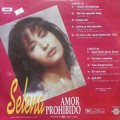 SELENA - AMOR PROHIBIDO LP (DE EPOCA - ED ECUADOR)