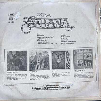 SANTANA - FESTIVAL LP (DE EPOCA)