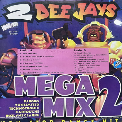 2 DDEE JAYS - MEGA MIX 2 LP (DE EPOCA)