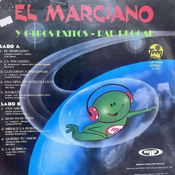 EL MARCIANO - RAP REGGAE LP (DE EPOCA)