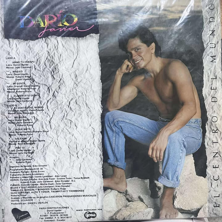 DARIO JAIME - EL CENTRO DEL MUNDO LP (DE EPOCA)