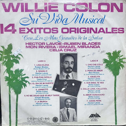 WILLIE COLON - 14 EXITOS ORIGINALES LP (DE EPOCA)