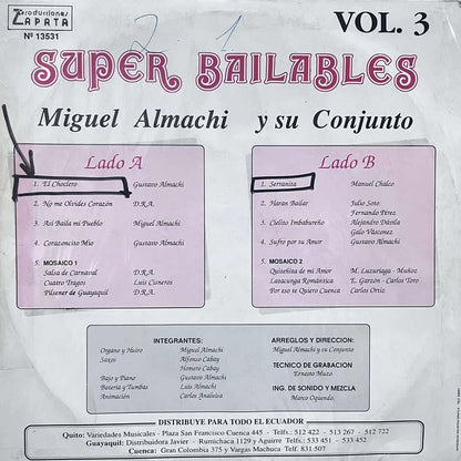 MIGUEL ALMACHI - SUPER BAILABLES VOL.3 LP (DE EPOCA)
