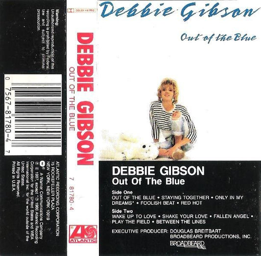 DEBBIE GIBSON - OUT OF THE BLUE  CASSETTE