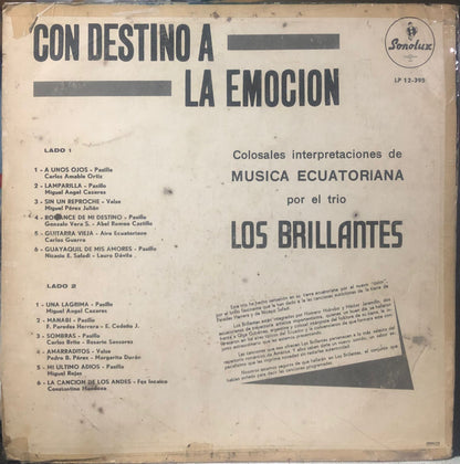 LOS BRILLANTES - CON DESTINO A LA EMOCION LP