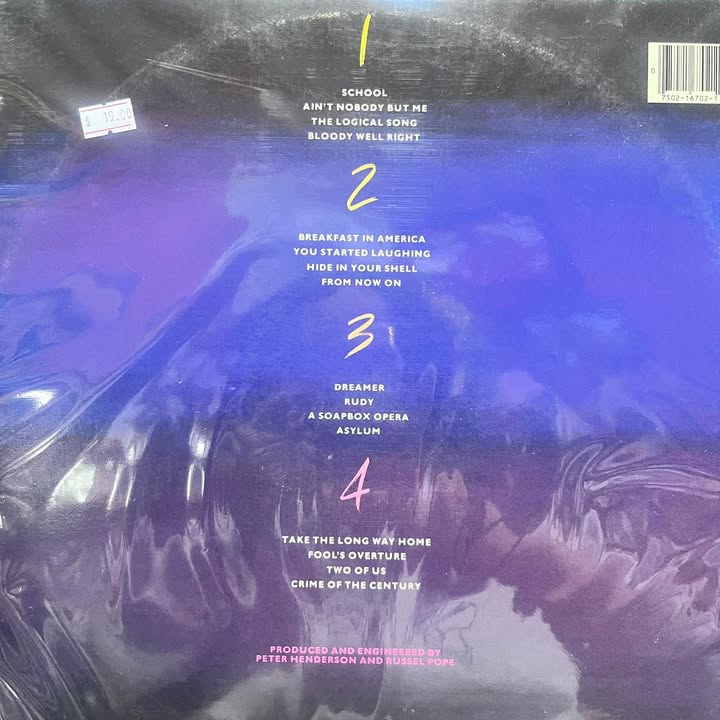 SUPERTRAMP - PARIS LP (DE EPOCA)