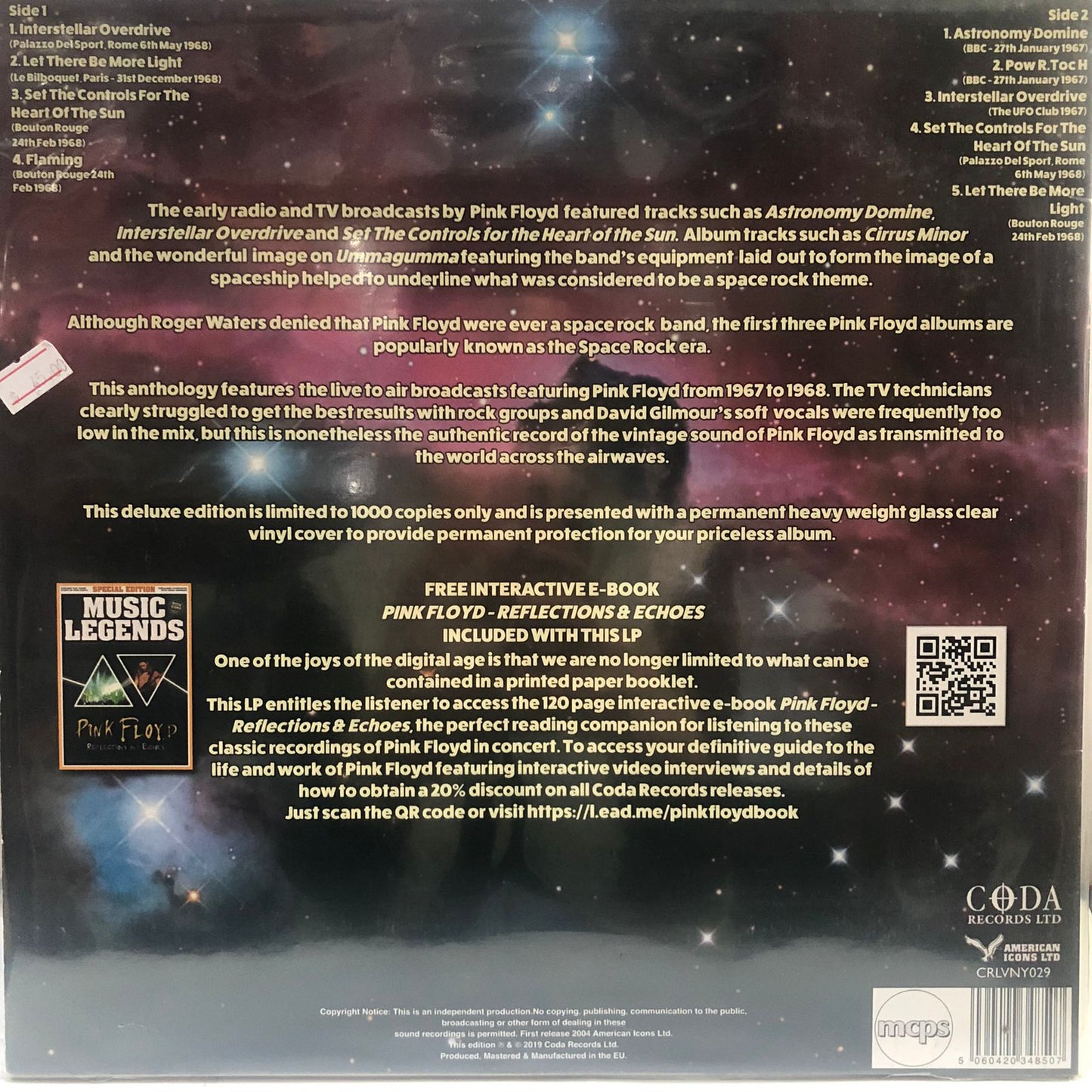 PINK FLOYD - THE SPACE ROCK ERA LP (USED)