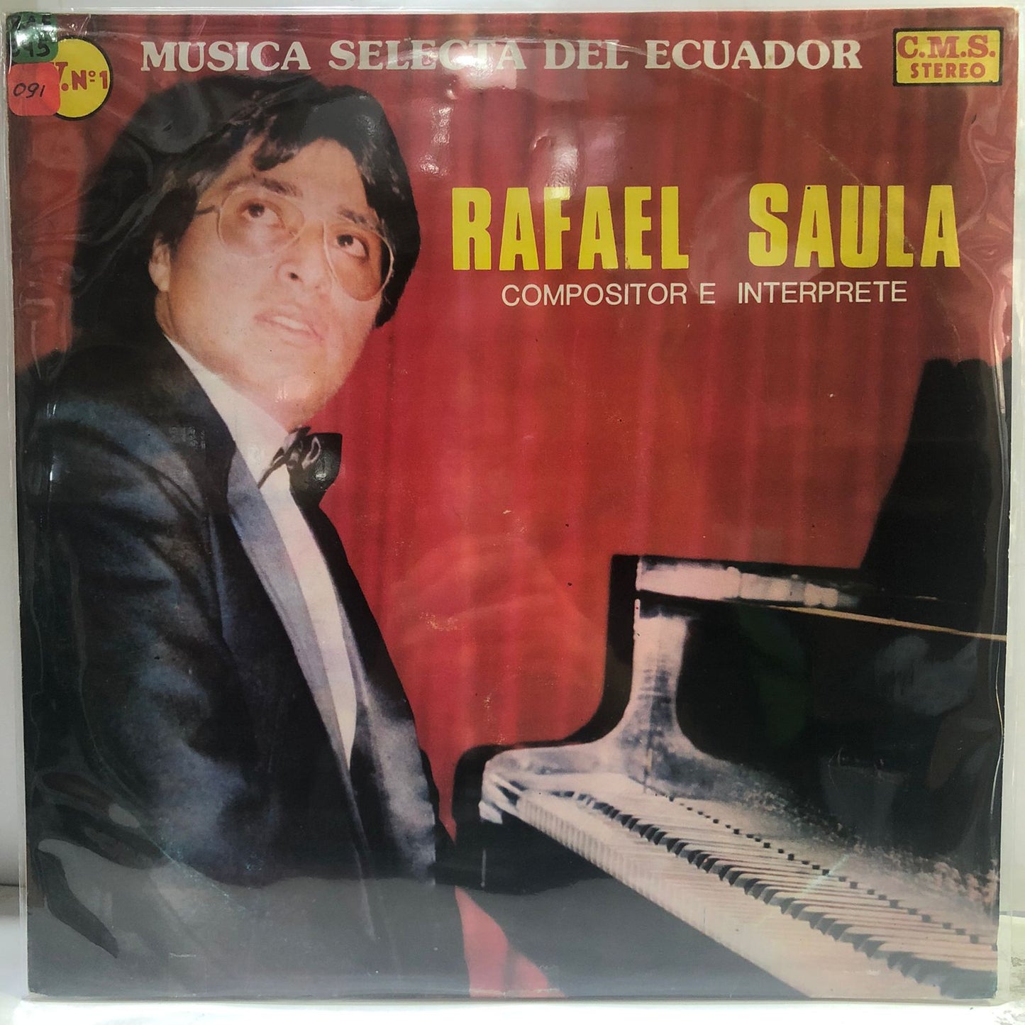 Rafael Saula Musica Selecta Del Ecuador Lp Circulo Musical 0734