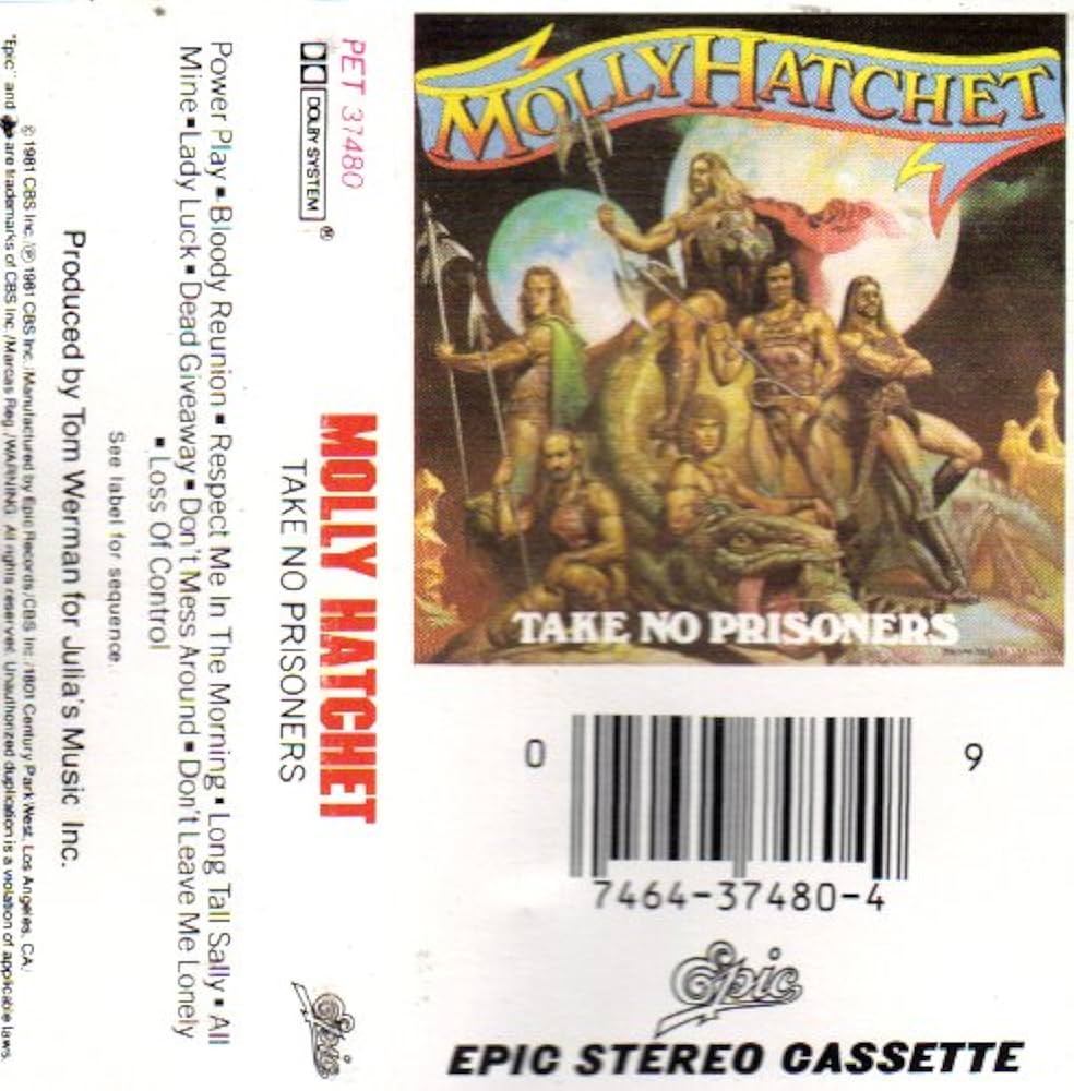 MOLLY HATCHET - TAKE NO PRISONERS CASSETTE