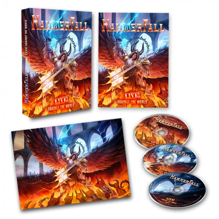 HAMMERFALL: LIVE AGAINST THE WORLD - 2CDS/BLU-RAY BOXSET