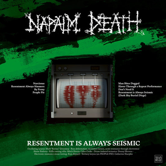 NAPALM DEATH - RESENTMENT IS ALWAYS SEISMIC  CD