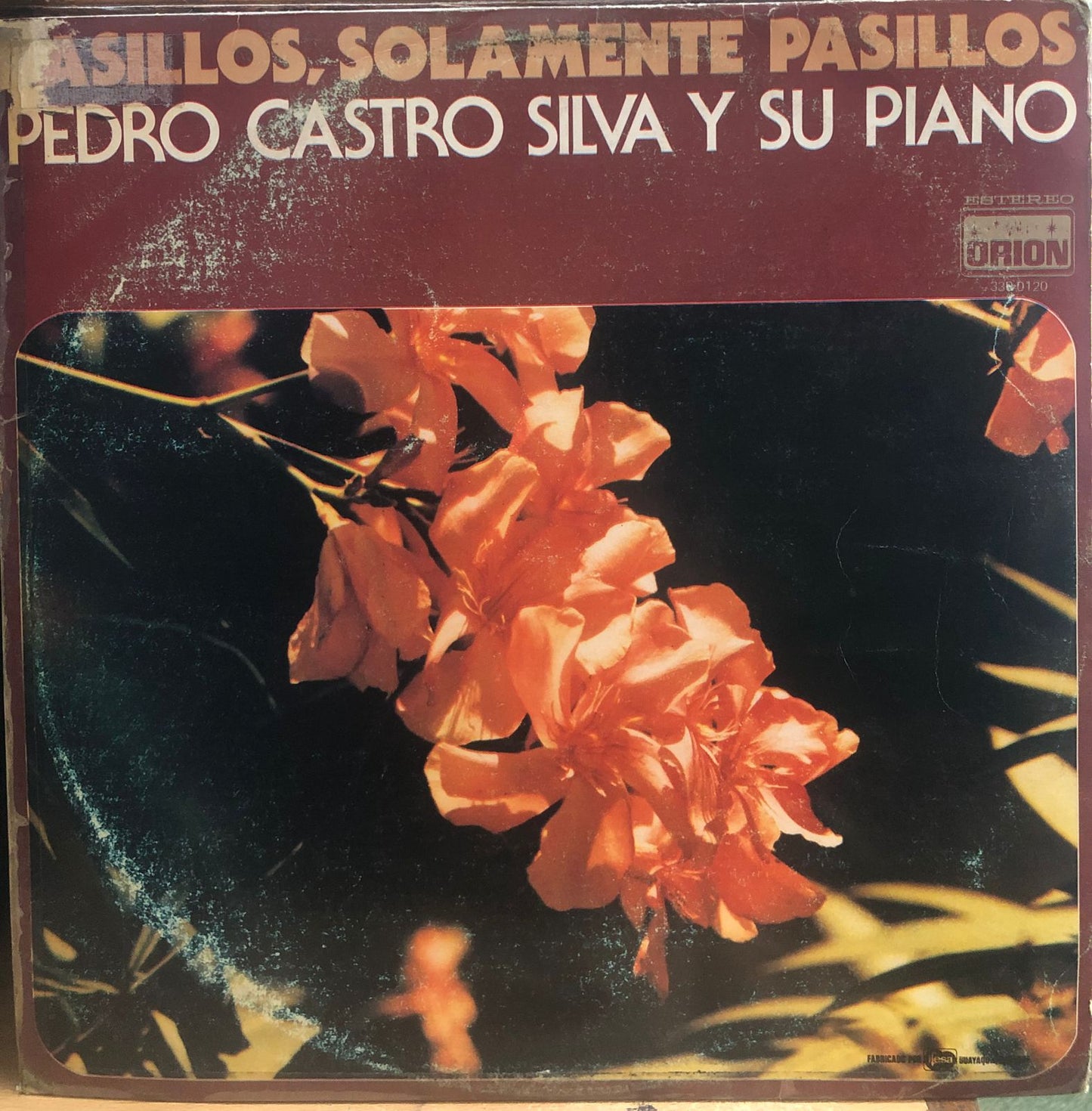 PEDRO CASTRO SILVA Y SU PIANO - PASILLOS, SOLAMENTE PASILLOS LP