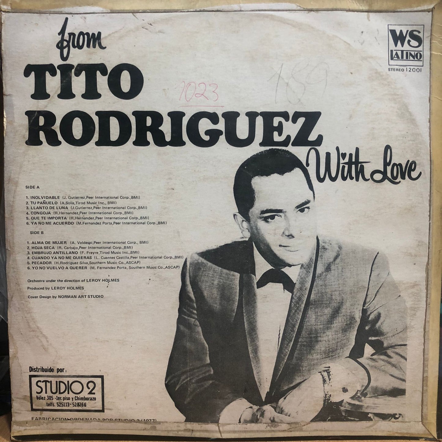 TITO RODRIGUEZ - WITH LOVE LP