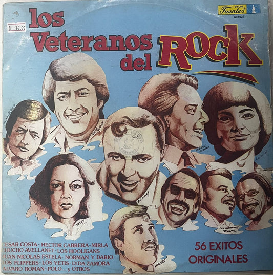 LOS VETERANOS DEL ROCK - 56 EXITOS ORIGINALES LP