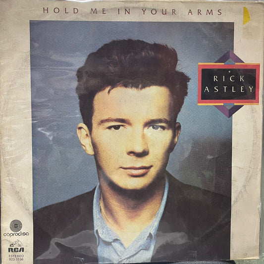 RICK ASTLEY - HOLD ME IN YOUR ARMS LP