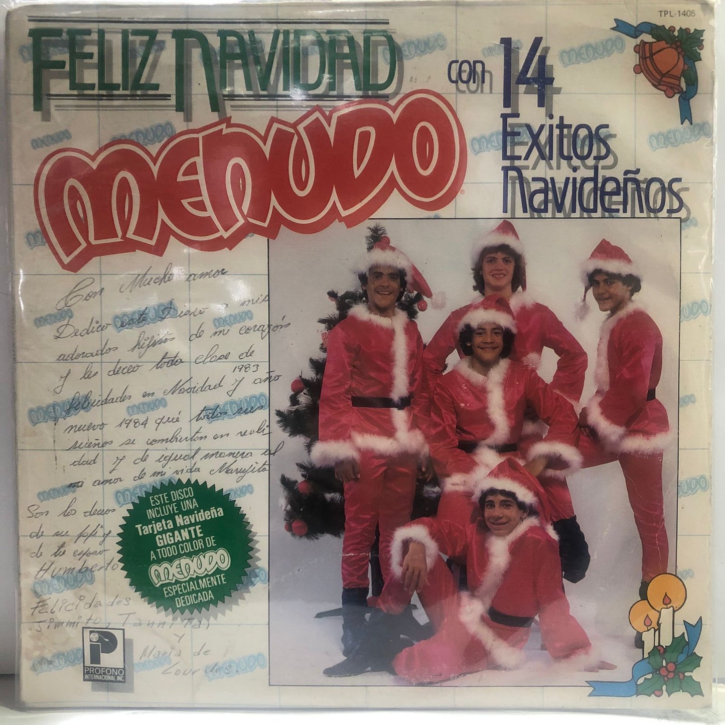 MENUDO - FELIZ NAVIDAD  LP