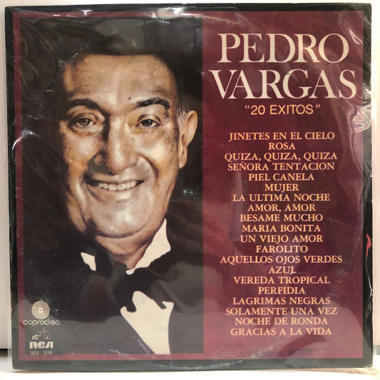 PEDRO VARGAS - 20 EXITOS LP