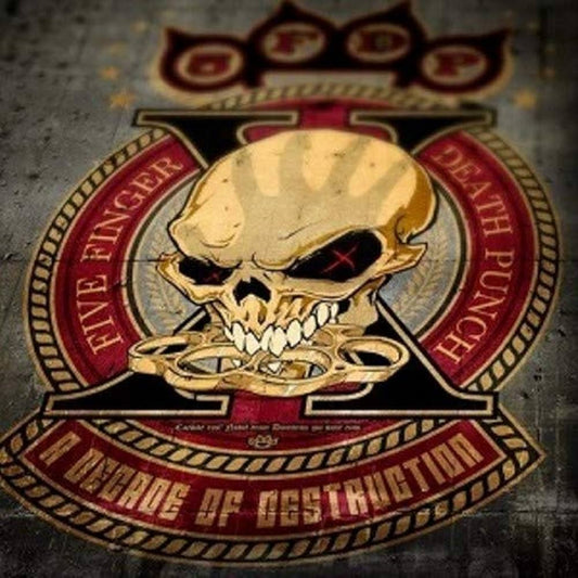 FIVE FINGER DEATH PUNCH - A DECADE OF DESTRUCTION CD