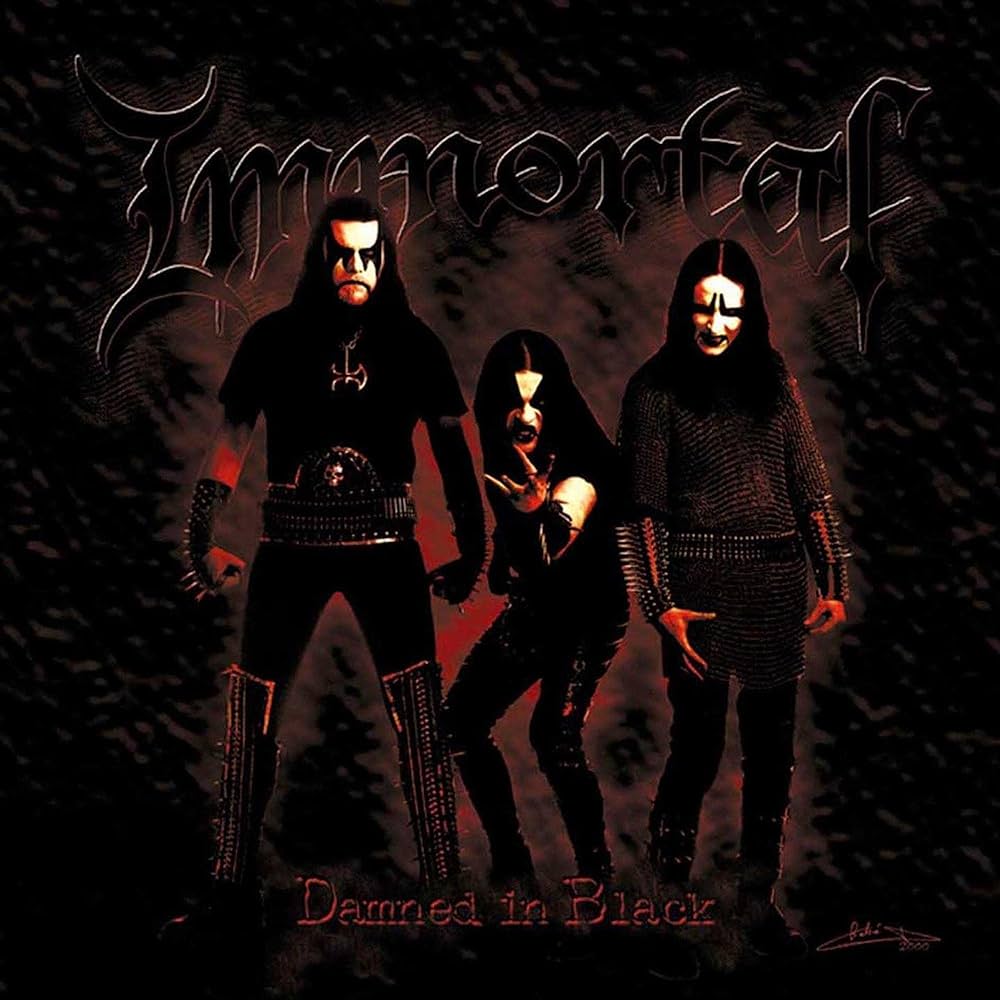 IMMORTAL - DAMNED IN BLACK LP