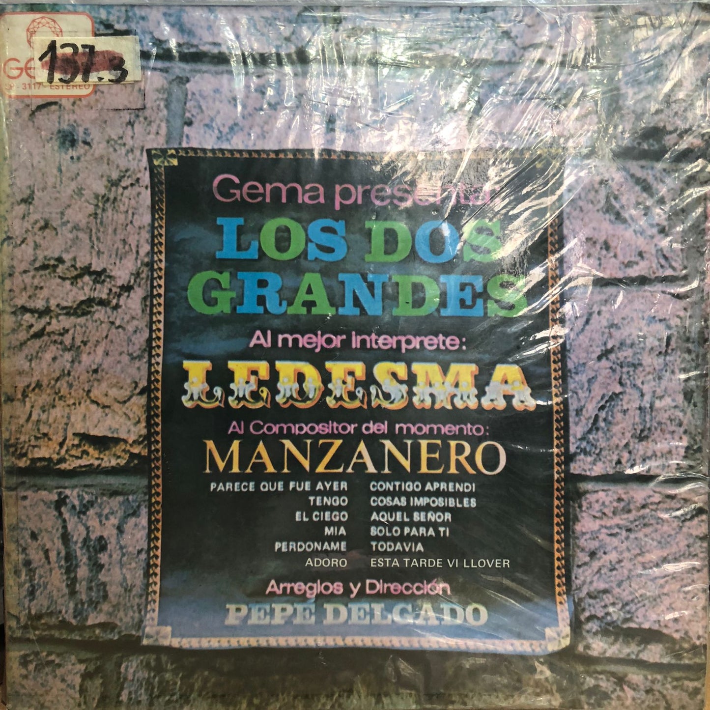 ROBERTO LEDESMA Y ARMANDO MANZANERO - LOS DOS GRANDES LP