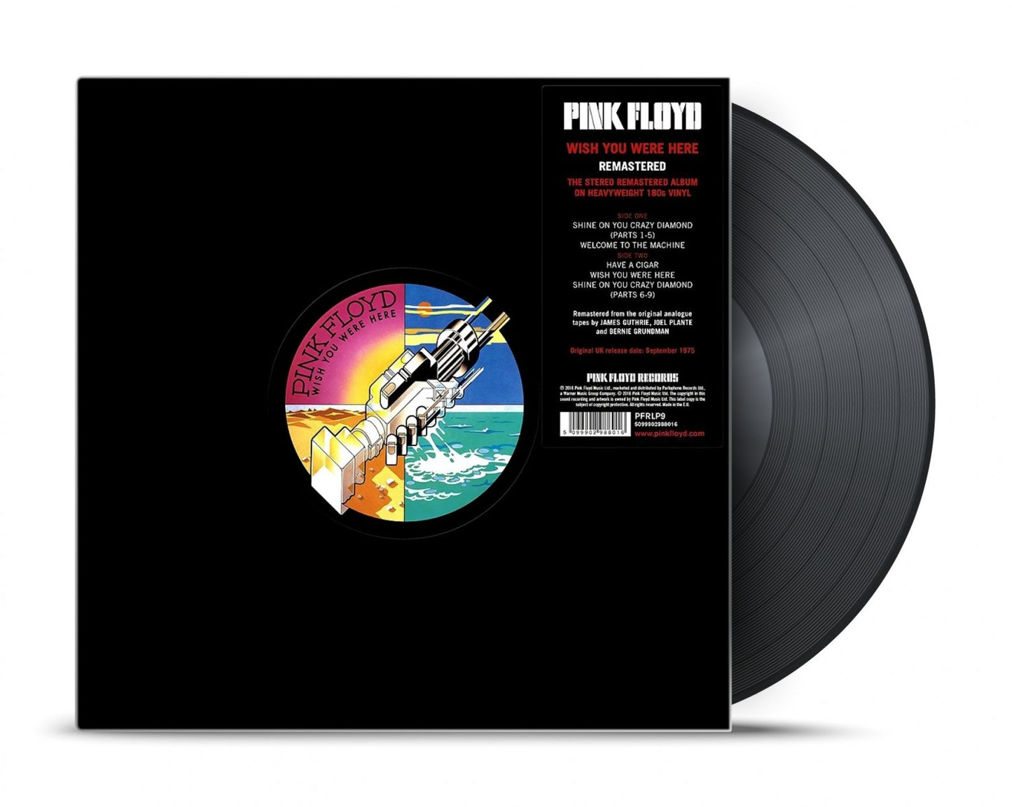 PINK FLOYD - WISH YOU WERE HERE REMASTERED LP