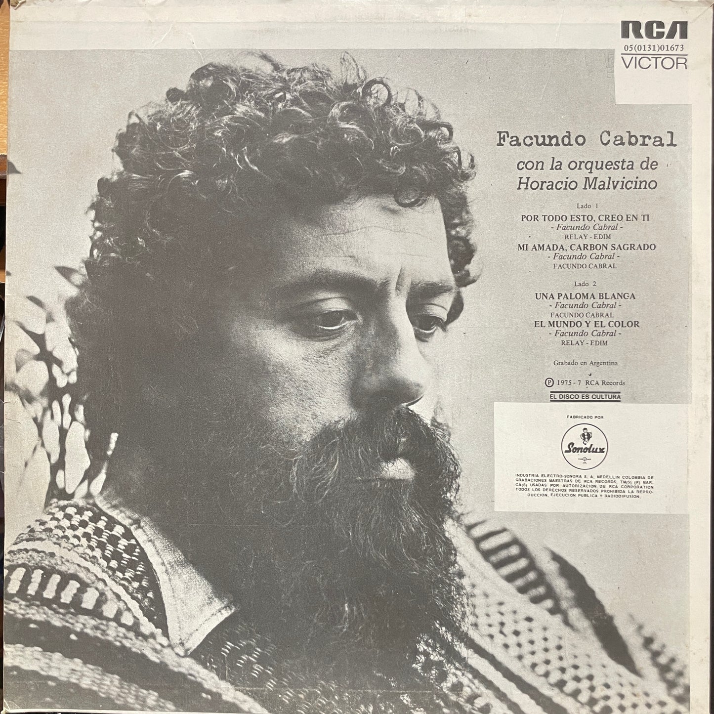 FACUNDO CABRAL - EL MUNDO Y EL COLOR LP