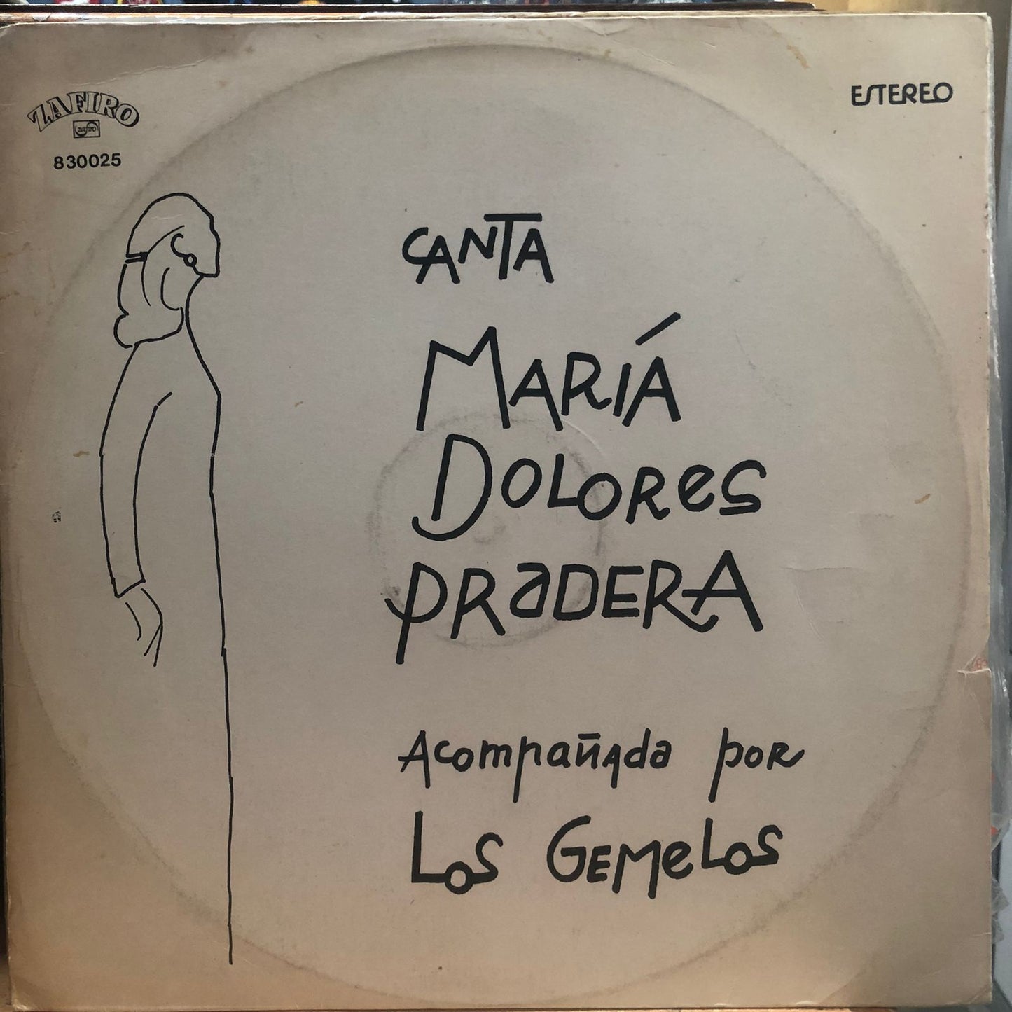 MARIA DOLORES PRADERA - CANTA ACOMPAÑADA POR LOS GEMELOS LP