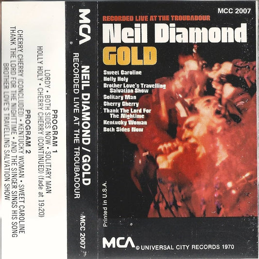 NEIL DIAMOND - GOLD  CASSETTE