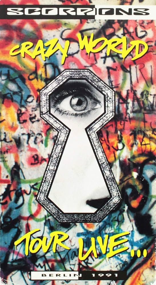 SCORPIONS - CRAZY WORLD TOUR LIVE ... BERLIN 1991 VHS