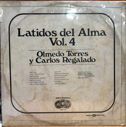 OLMEDO TORRES Y CARLOS REGALADO - LATIDOS DEL ALMA VOL.4 LP