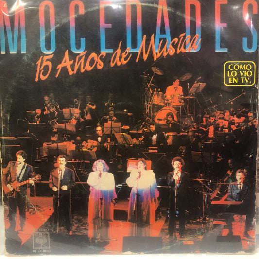 MOCEDADES - 15 AÑOS DE MUSICA  2 LPS