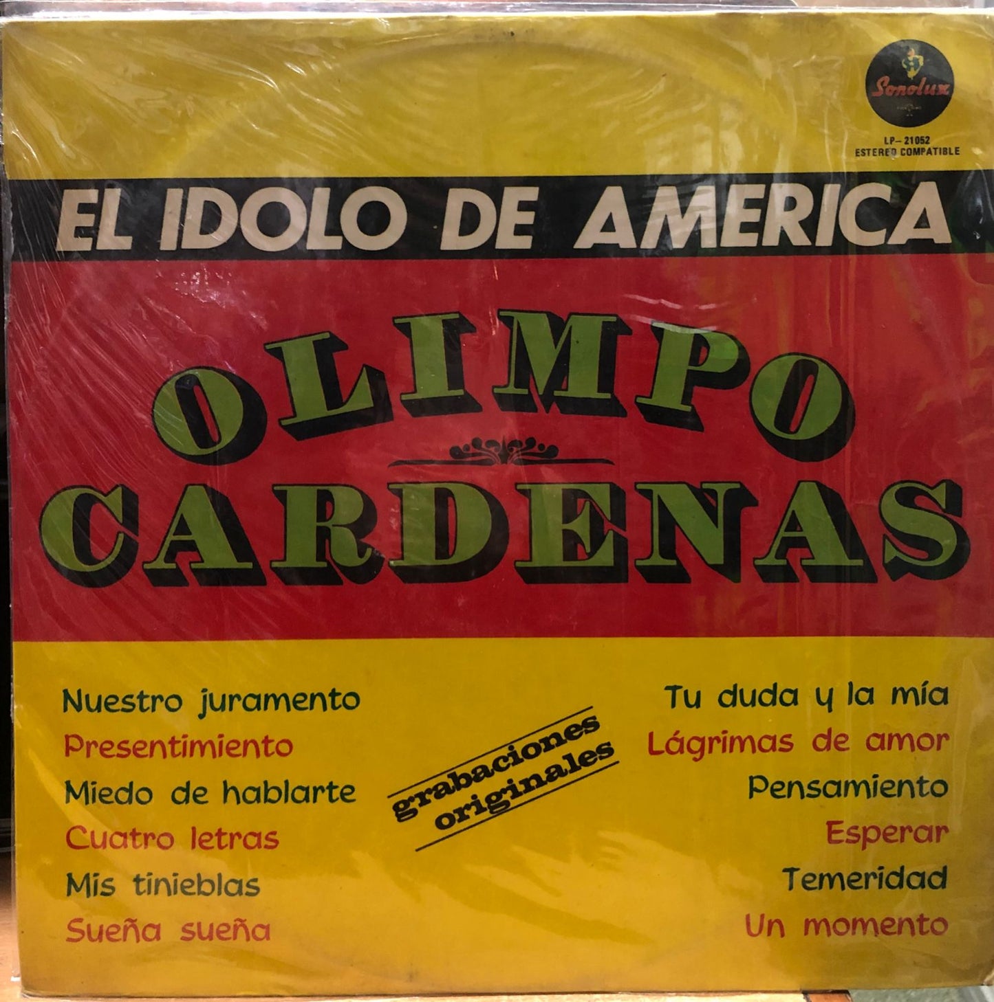 OLIMPO CARDENAS - EL IDOLO DE AMERICA LP