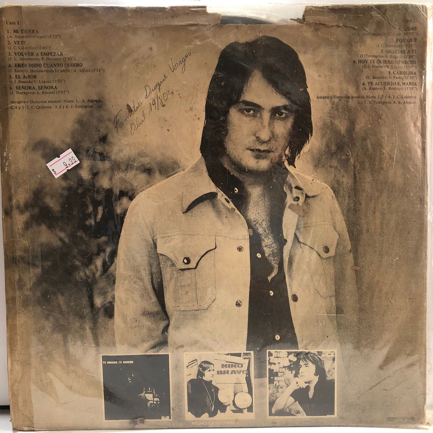 NINO BRAVO - MI TIERRA LP