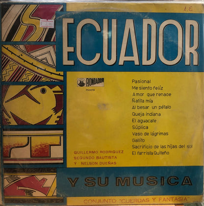 CONJUNTO CUERDAS Y FANTASIA - ECUADOR Y SU MUSICA LP