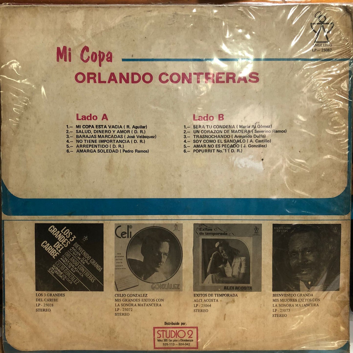 ORLANDO CONTRERAS - MI COPA LP