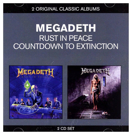 MEGADETH - RUST IN PEACE LIVE/COUNTDOWN TO EXTINCTION 2CDS