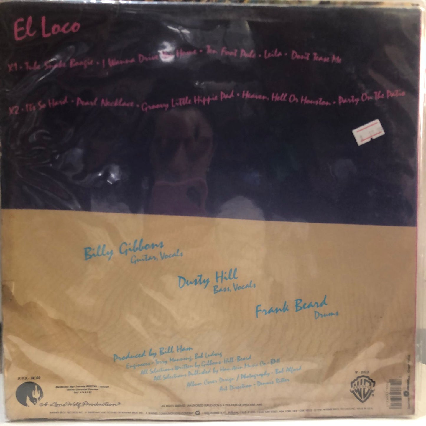 ZZ TOP - EL LOCO  LP
