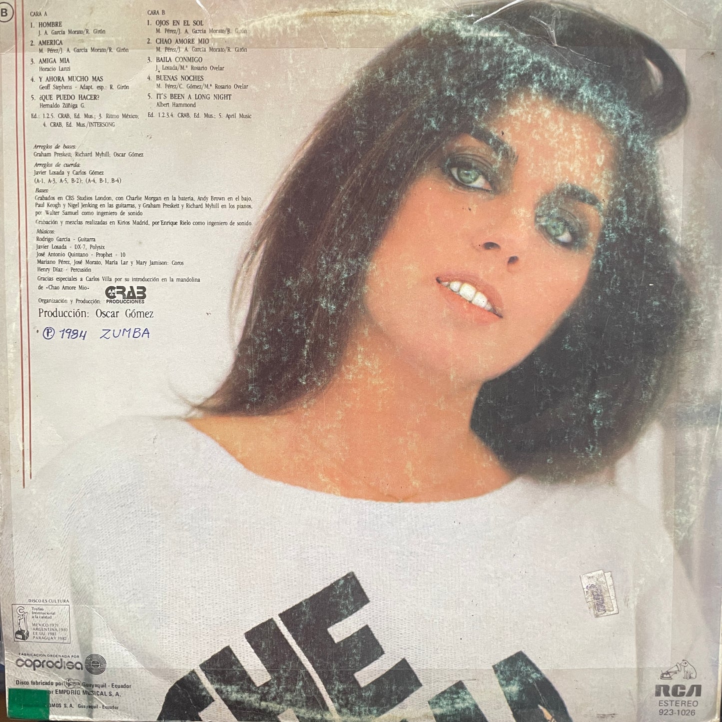 JEANETTE - OJOS EN EL SOL LP (DE EPOCA)