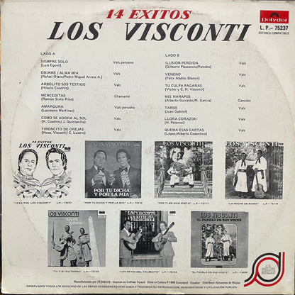 LOS VISCONTI - 14 EXITOS LP
