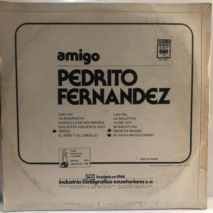 PEDRITO FERNANDEZ - AMIGO LP