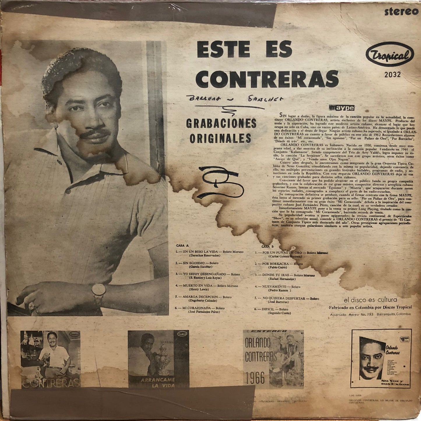 ORLANDO CONTRERAS - ESTE ES CONTRETAS LP