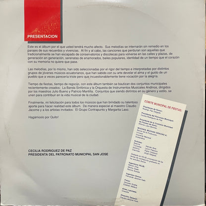 QUI HUBO MIS CHULLAS - VARIOS INTERPRETES LP