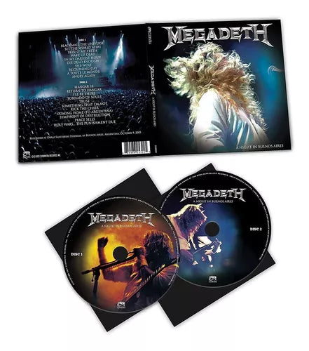 MEGADETH - A NIGHT IN BUENOS AIRES 2CDS