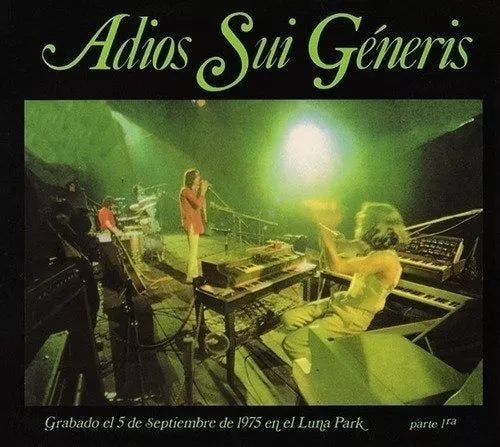 SUI GENERIS - ADIOS PARTE 1RA CD DIGIPAK