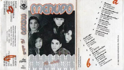 MENUDO - 15 AÑOS  CASSETTE