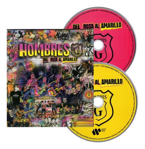 HOMBRES G - DEL ROSA AL AMARILLO  2 CDS