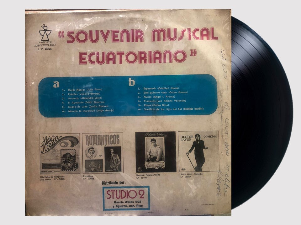 HUBERTO SANTACRUZ - SOUVENIR MUSICAL ECUATORIANO LP