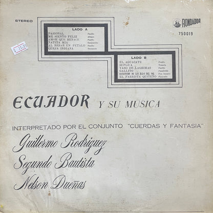 CONJUNTO CUERDAS Y FANTASIA - ECUADOR Y SU MUSICA LP